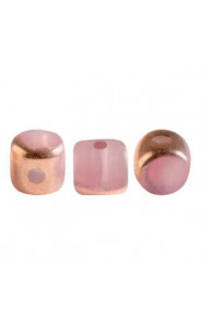 Les perles par Puca® Minos beads Rose opal capri gold 71020/27101